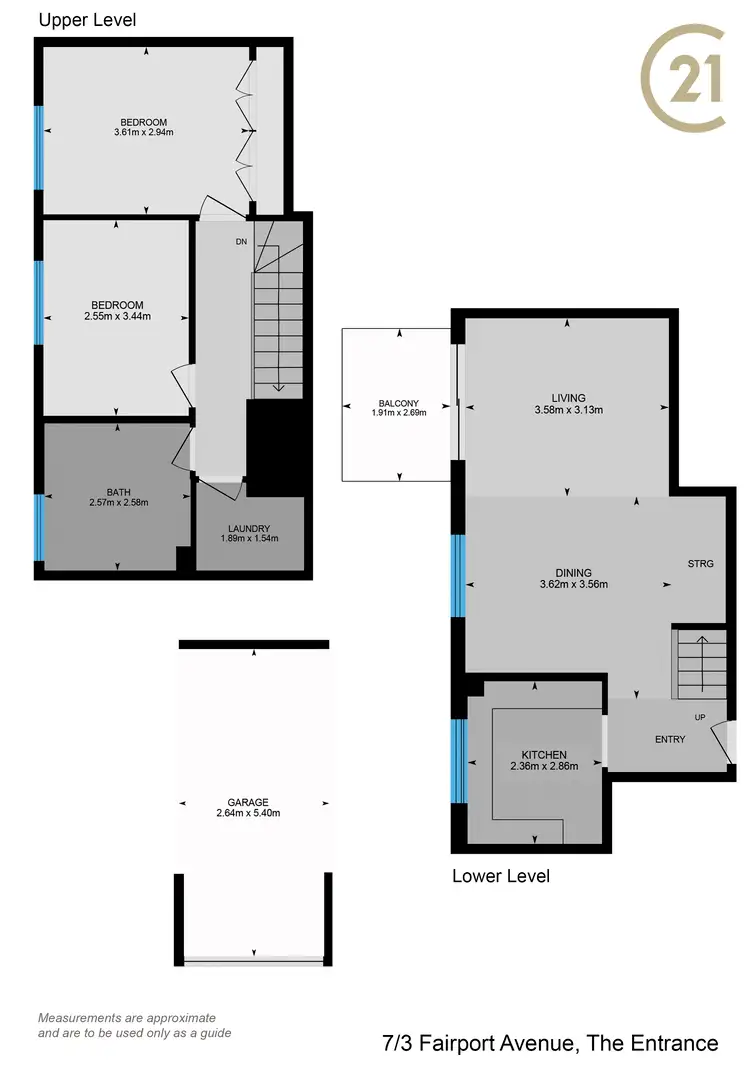 Floorplan of Homely unit listing, 7/3-5 Fairport Avenue, The Entrance NSW 2261