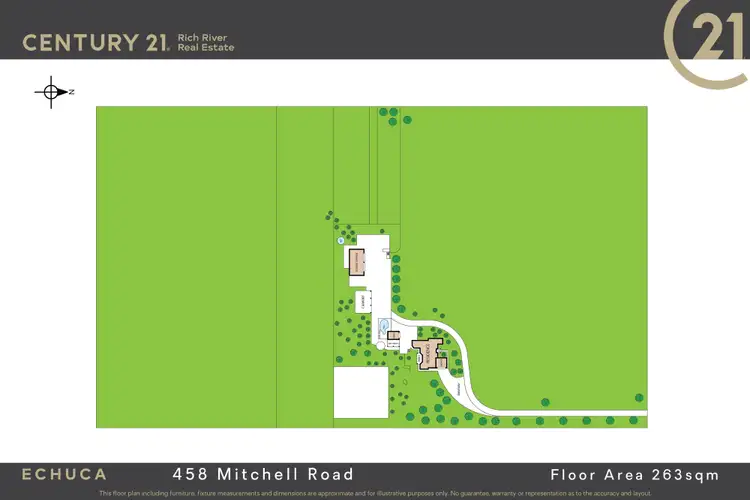Floorplan of Homely house listing, 458 Mitchell Road, Echuca VIC 3564