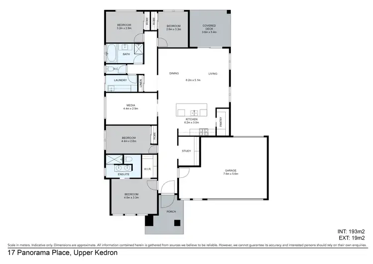 Floorplan of Homely house listing, 17 Panorama Place, Upper Kedron QLD 4055