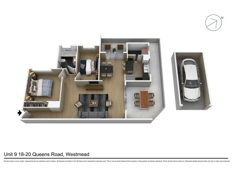 Floorplan of Homely unit listing, 9/18-20 Queens Road, Westmead NSW 2145