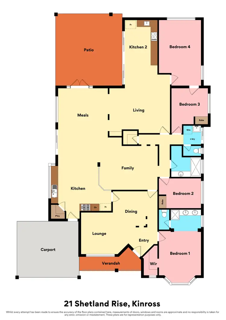 Floorplan of Homely house listing, 21 Shetland Rise, Kinross WA 6028