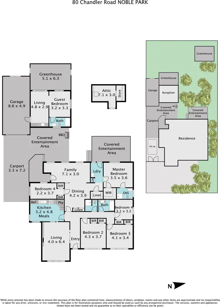 Floorplan of Homely house listing, 80 Chandler Road, Noble Park VIC 3174
