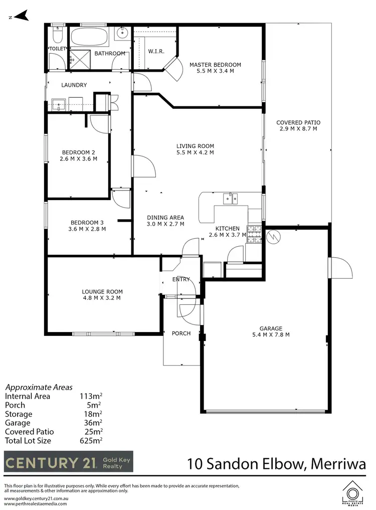Floorplan of Homely house listing, 10 Sandon Elbow, Merriwa WA 6030