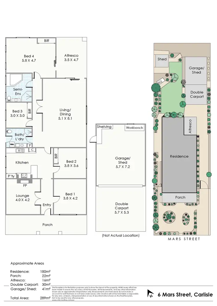 Floorplan of Homely house listing, 6 Mars Street, Carlisle WA 6101