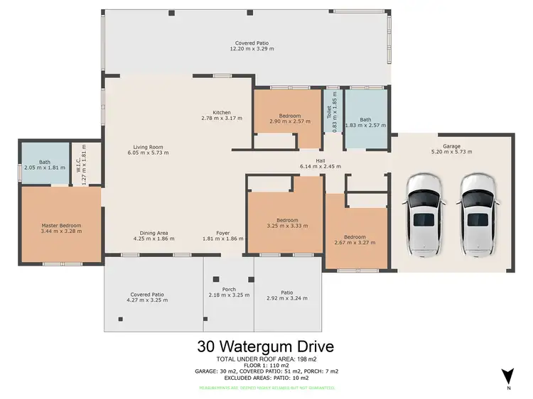 Floorplan of Homely house listing, 30 Watergum Drive, Pie Creek QLD 4570