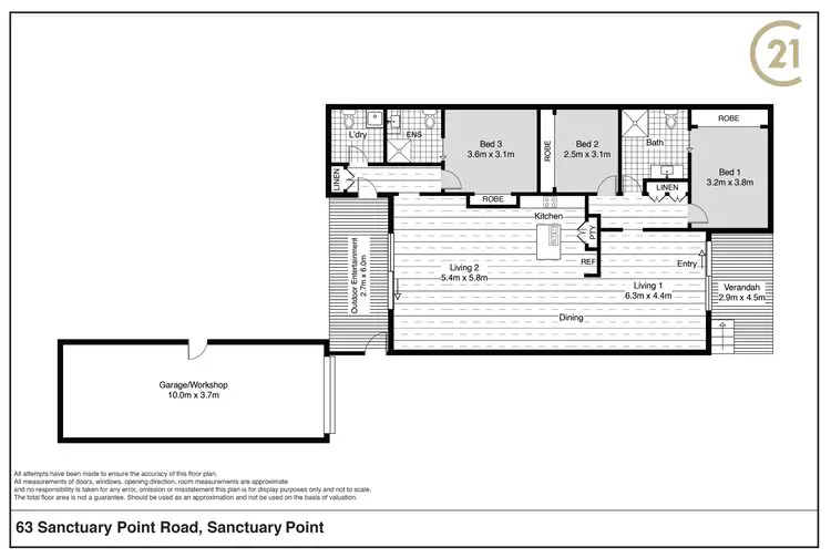 Floorplan of Homely house listing, 63 Sanctuary Point Road, Sanctuary Point NSW 2540
