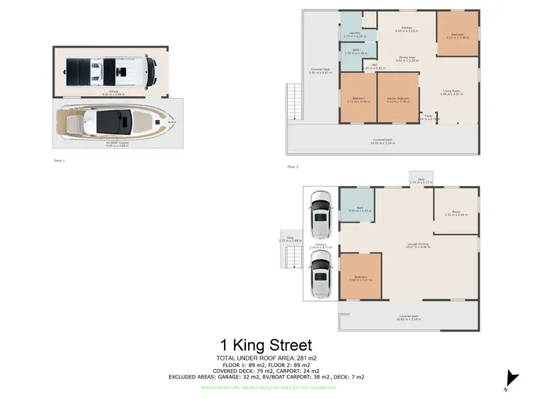 Floorplan of Homely house listing, 1 King Street, Tin Can Bay QLD 4580
