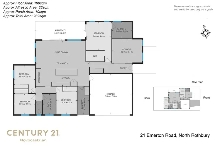Floorplan of Homely house listing, 21 Emerton Road, North Rothbury NSW 2335