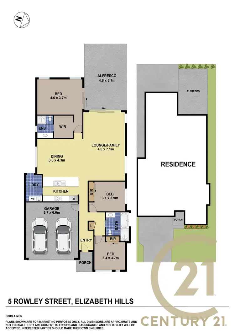 Floorplan of Homely house listing, 5 Rowley Street, Elizabeth Hills NSW 2171