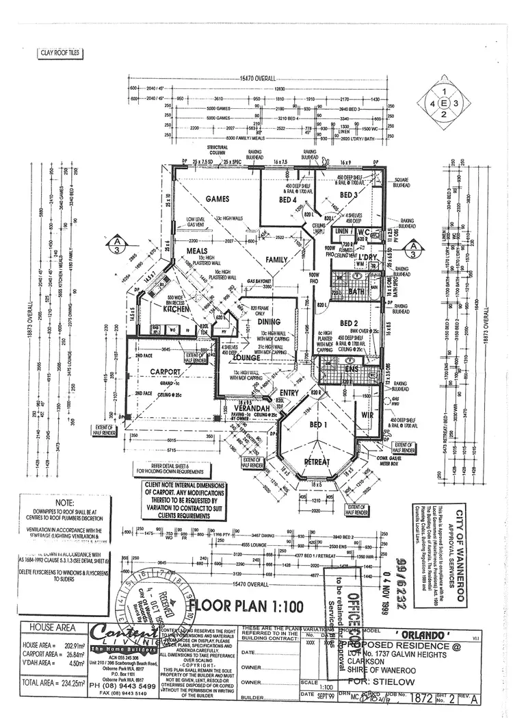 Floorplan of Homely house listing, 7 Galvin Heights, Clarkson WA 6030