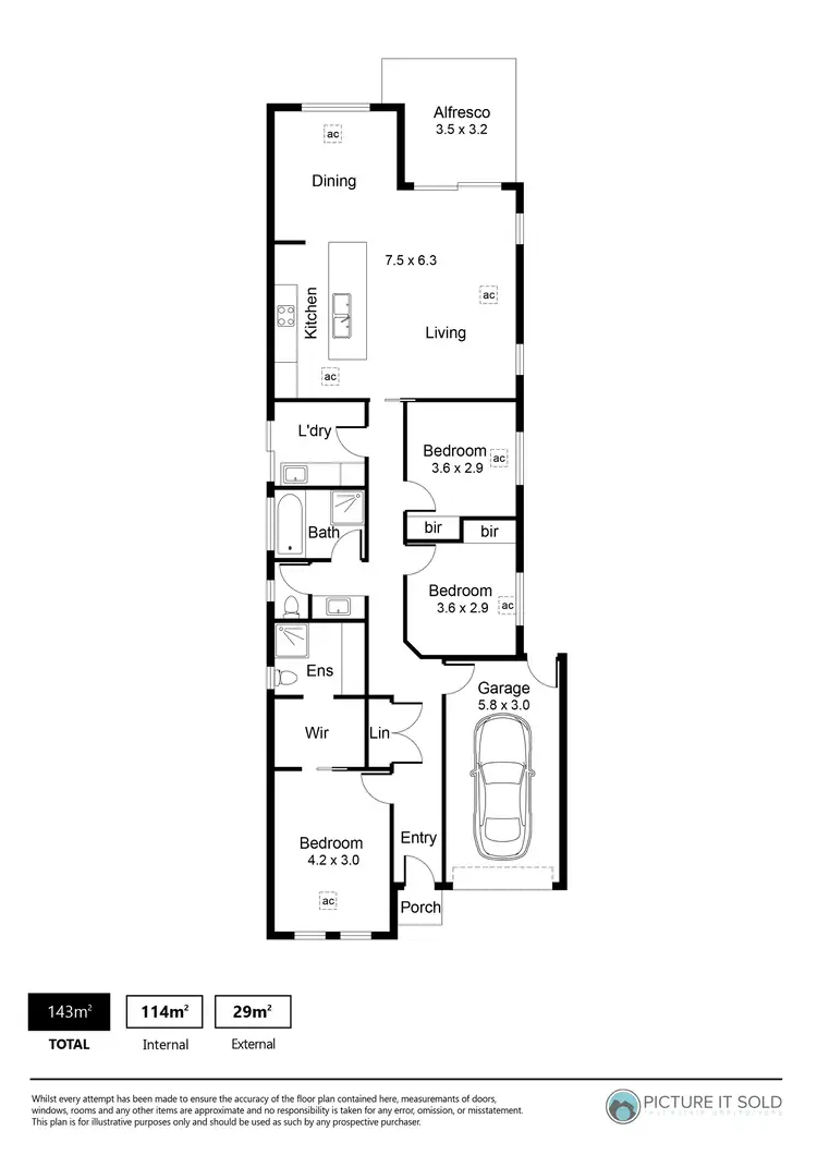 Floorplan of Homely house listing, 19a Ward Terrace, Enfield SA 5085