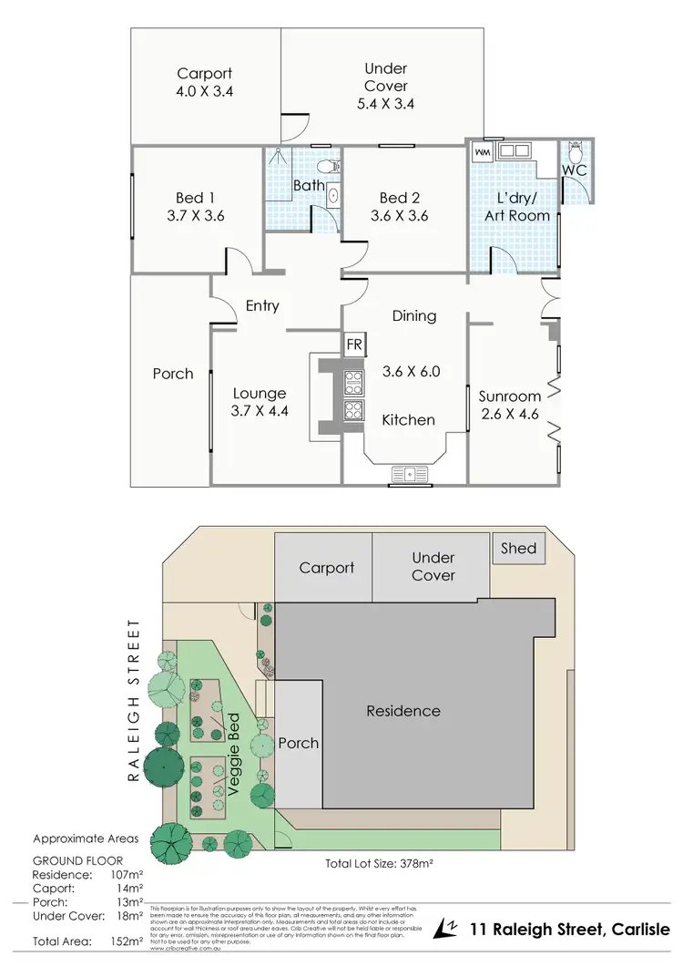 Floorplan of Homely house listing, 11 Raleigh Street, Carlisle WA 6101