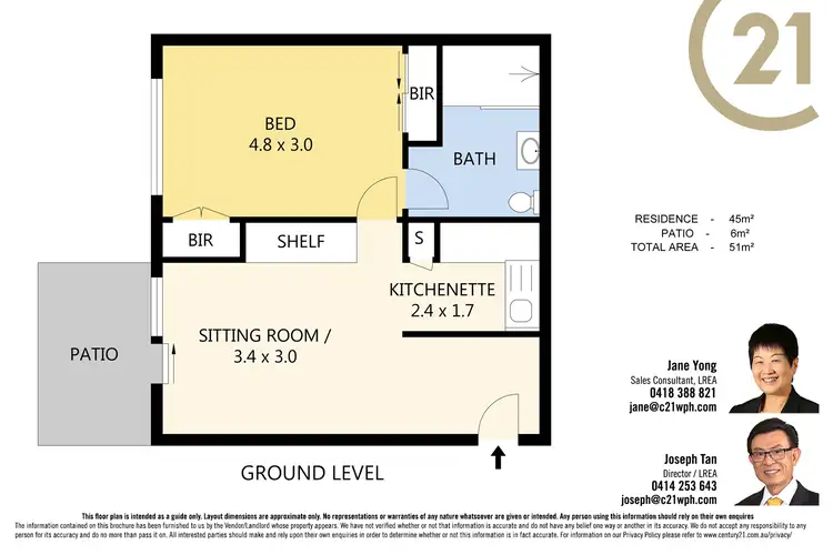 Floorplan of Homely retirement listing, 141/2 Kitchener Road, Cherrybrook NSW 2126