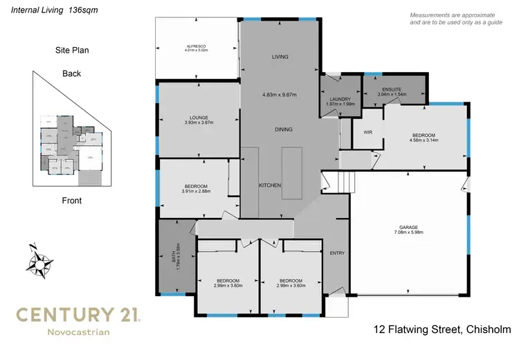 Floorplan of Homely house listing, 12 Flatwing Street, Chisholm NSW 2322