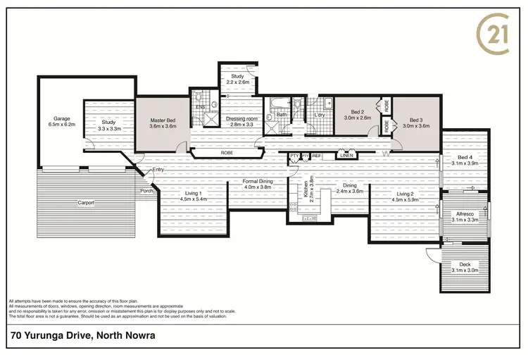 Floorplan of Homely house listing, 70 Yurunga Drive, North Nowra NSW 2541
