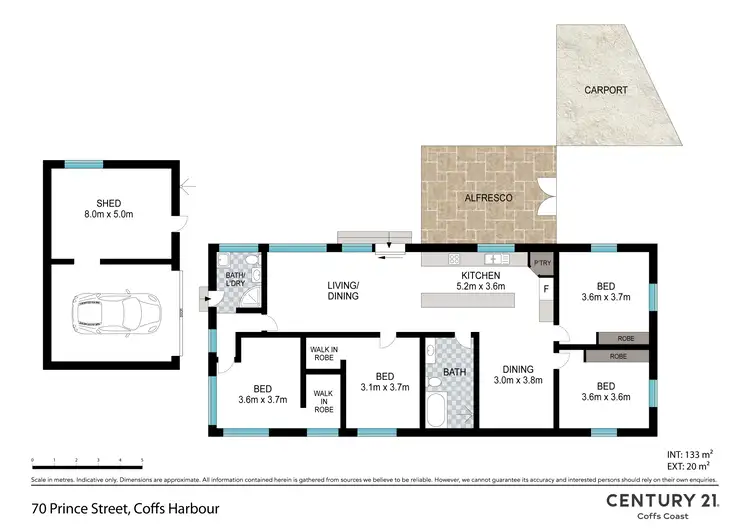 Floorplan of Homely house listing, 70 Prince Street, Coffs Harbour NSW 2450