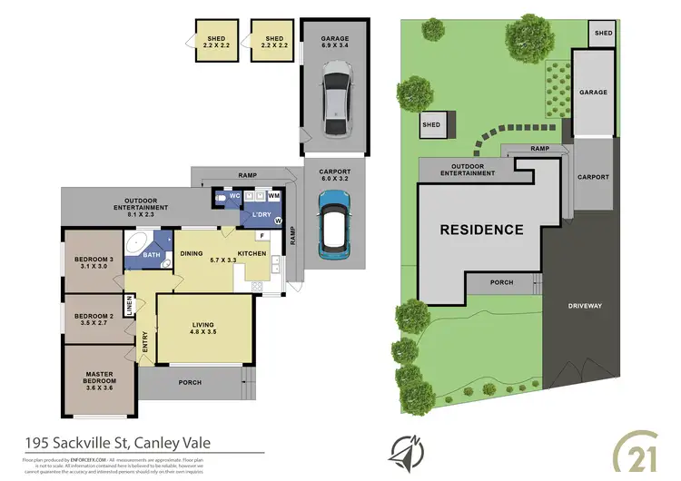 Floorplan of Homely house listing, 195 Sackville Street, Canley Vale NSW 2166