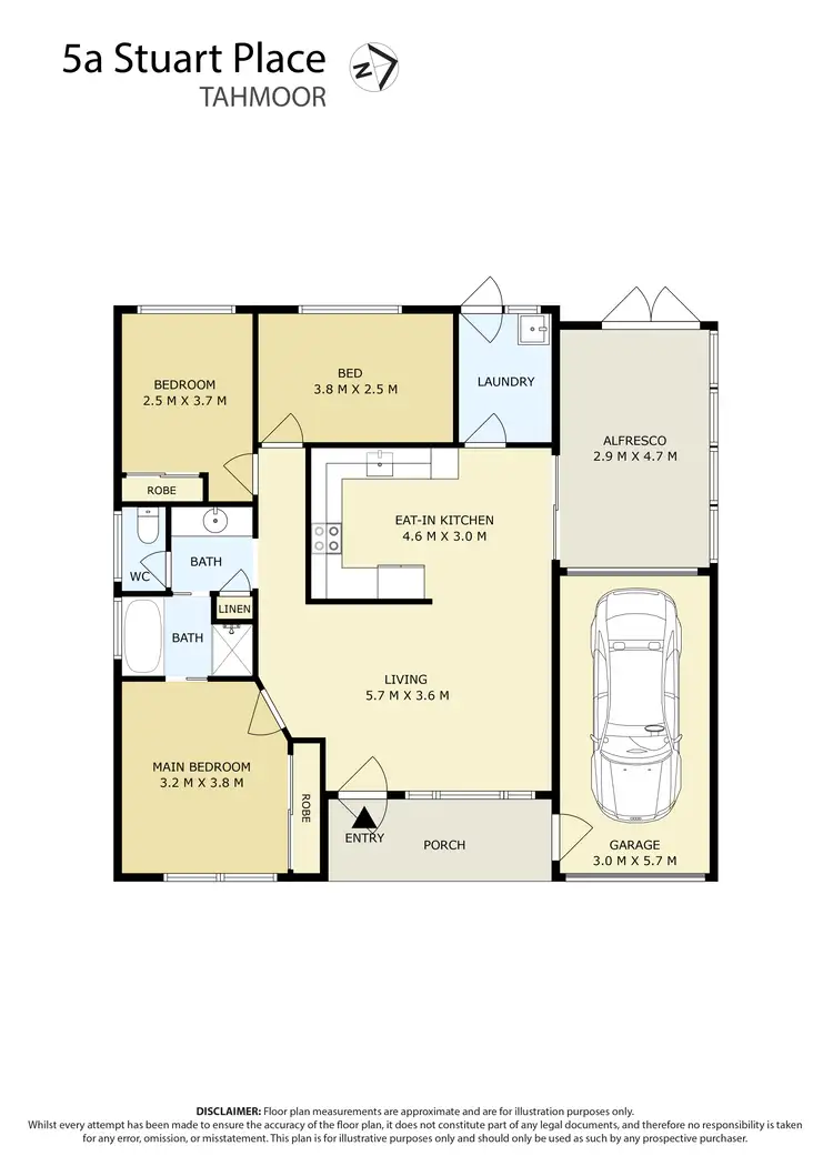 Floorplan of Homely house listing, 5A Stuart Place, Tahmoor NSW 2573