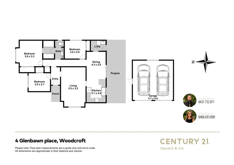 Floorplan of Homely house listing, 4 Glenbawn Place, Woodcroft NSW 2767