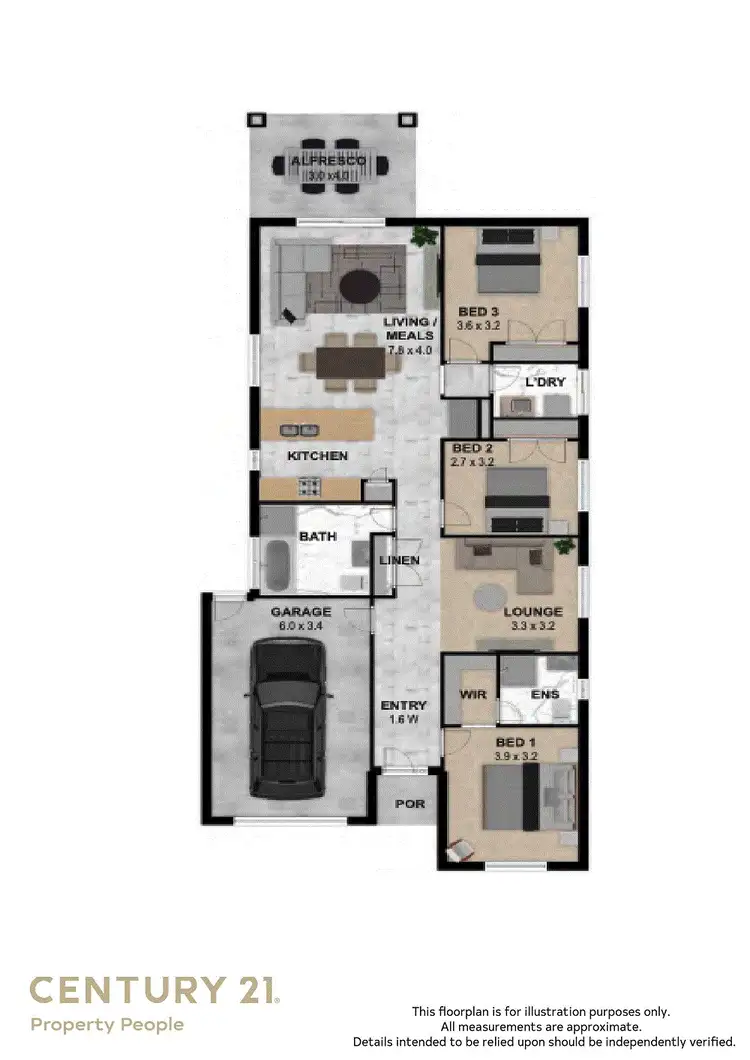 Floorplan of Homely house listing, 23 Christopher Way, Evanston Gardens SA 5116