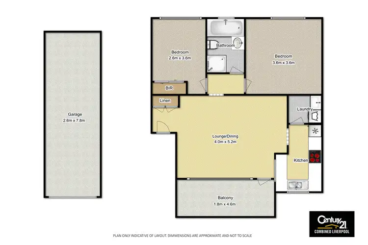 Floorplan of Homely unit listing, 19/81 Memorial Avenue, Liverpool NSW 2170
