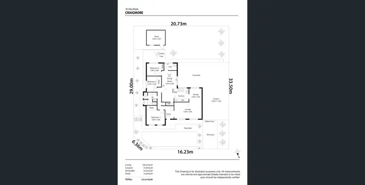 Floorplan of Homely house listing, 30 Uley Road, Craigmore SA 5114