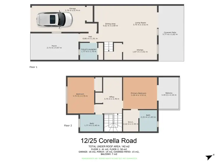 Floorplan of Homely townhouse listing, 12/25 Corella Road, Gympie QLD 4570