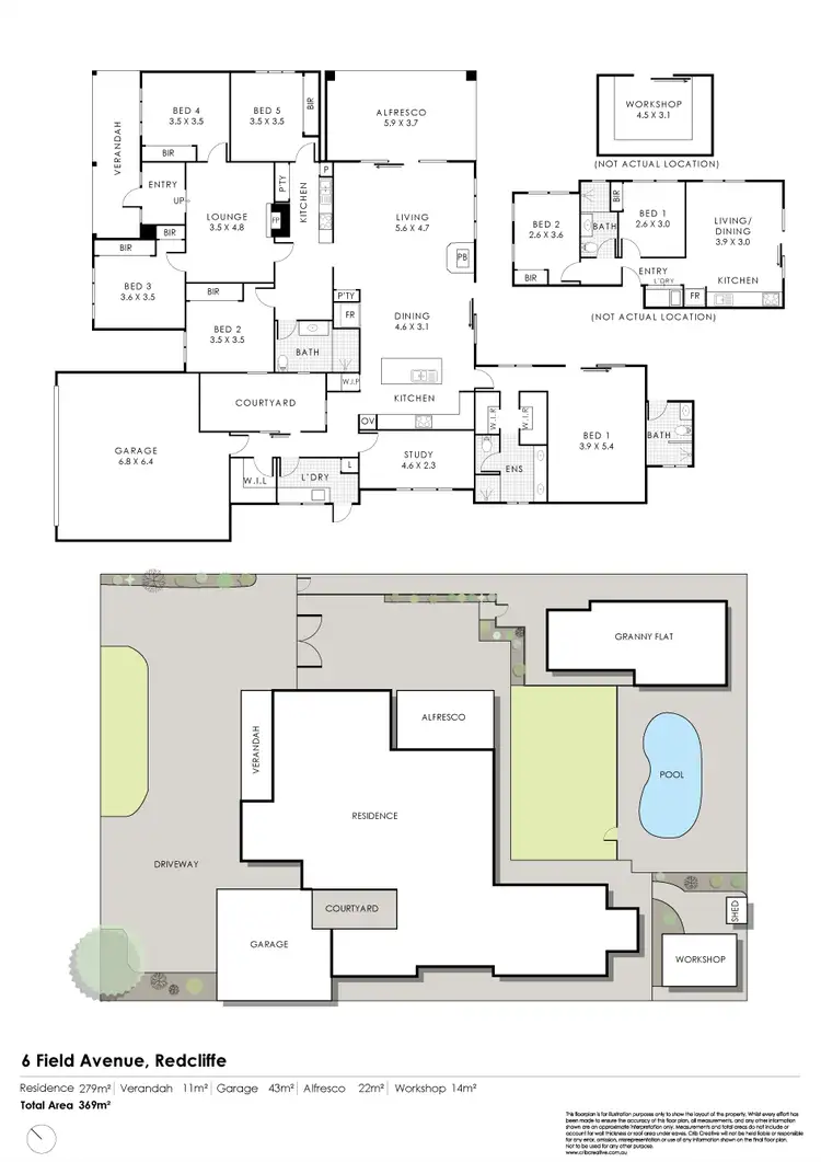 Floorplan of Homely house listing, 6 Field Avenue, Redcliffe WA 6104