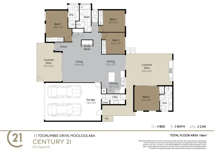 Floorplan of Homely house listing, 11 Toorumbee Drive, Mooloolaba QLD 4557