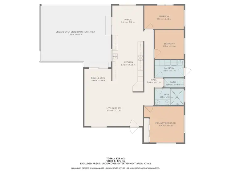 Floorplan of Homely house listing, 75 Loretto Drive, Oakhurst QLD 4650