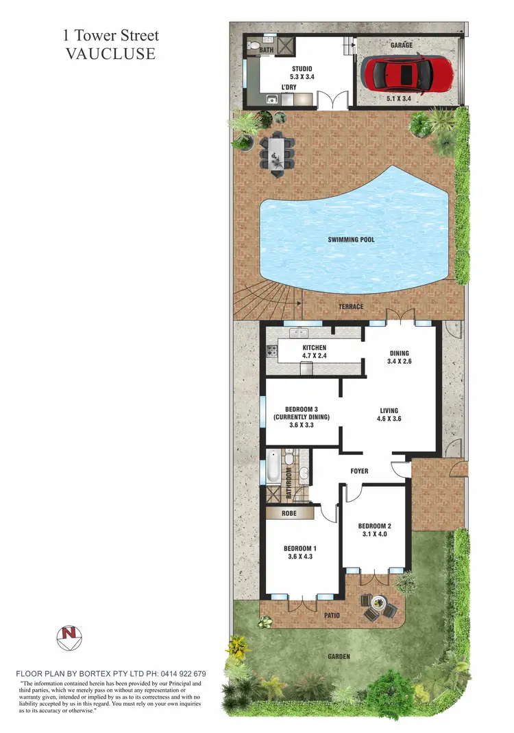 Floorplan of Homely house listing, 1 Tower Street, Vaucluse NSW 2030