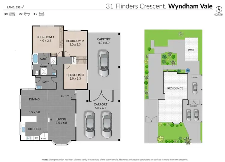 Floorplan of Homely house listing, 31 Flinders Crescent, Wyndham Vale VIC 3024