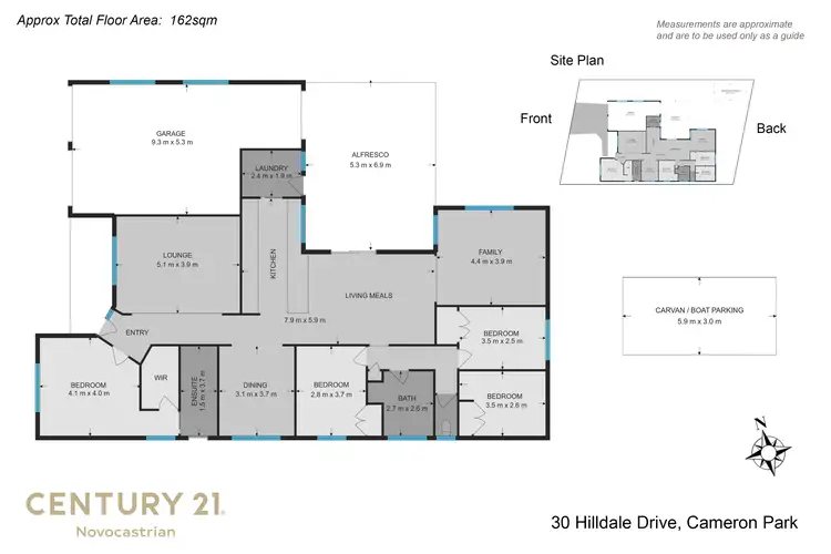 Floorplan of Homely house listing, 30 Hilldale Drive, Cameron Park NSW 2285
