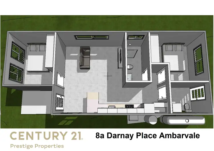 Floorplan of Homely house listing, 8a Darnay Place, Ambarvale NSW 2560