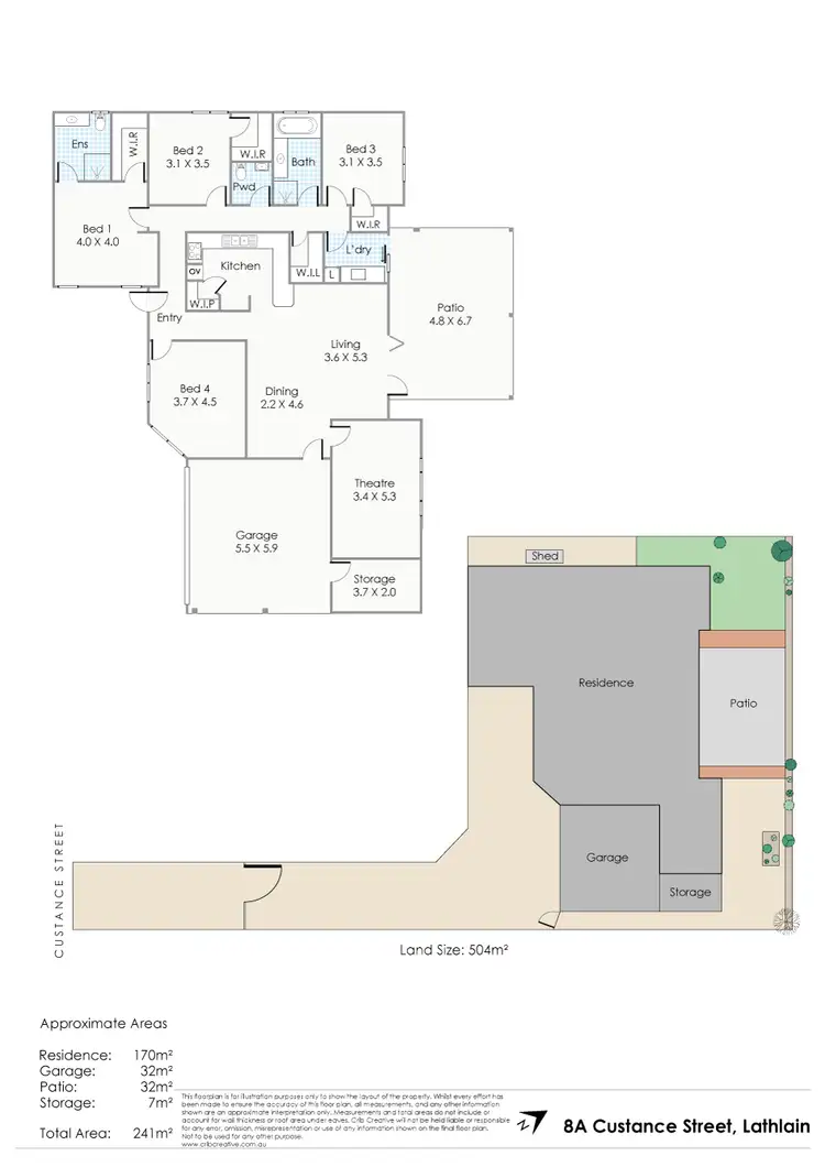 Floorplan of Homely house listing, 8A Custance Street, Lathlain WA 6100