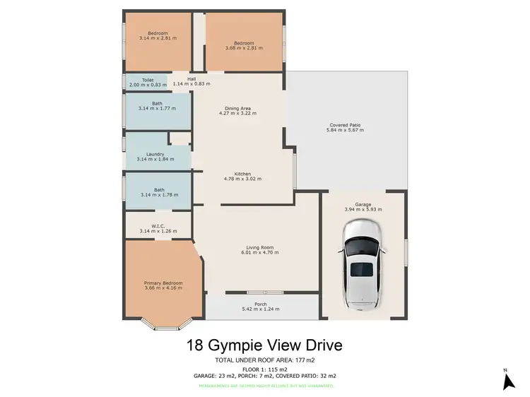 Floorplan of Homely house listing, 18 Gympie View Drive, Southside QLD 4570