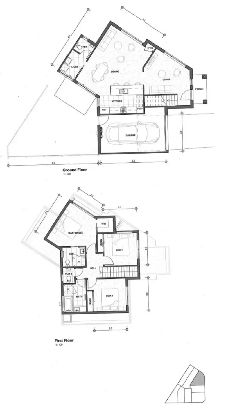 Floorplan of Homely townhouse listing, 21 Forster Street, Noble Park VIC 3174
