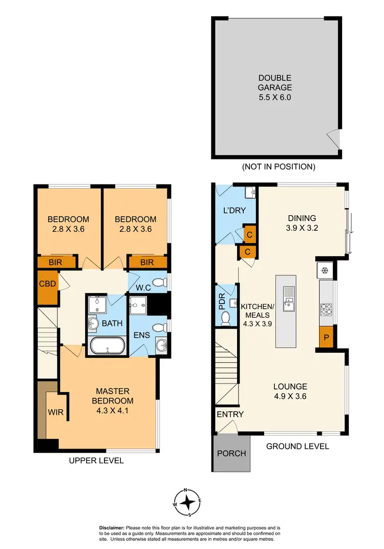 Floorplan of Homely townhouse listing, 84 Henry Street, Pakenham VIC 3810