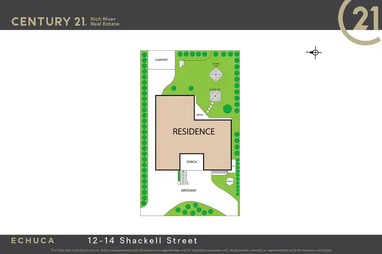 Floorplan of Homely block of units listing, 12-14 Shackell Street, Echuca VIC 3564