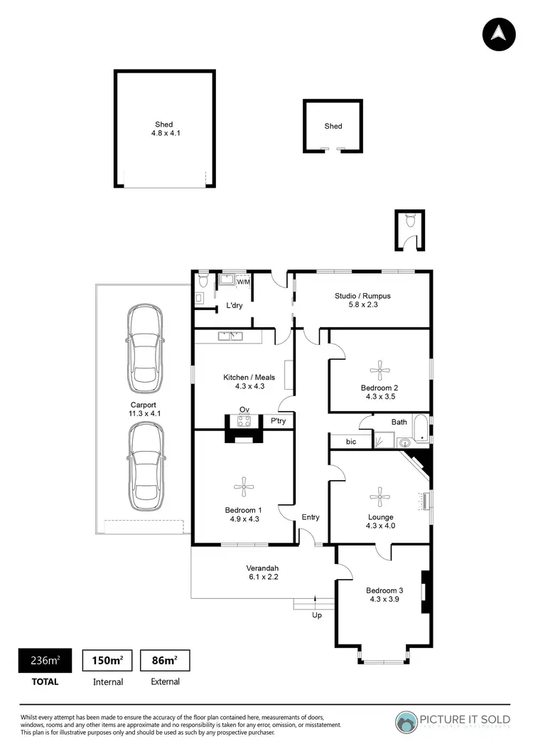 Floorplan of Homely house listing, 10 George Street, Enfield SA 5085
