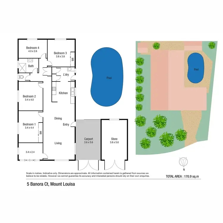 Floorplan of Homely house listing, 5 Banora Court, Mount Louisa QLD 4814