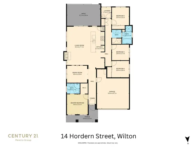 Floorplan of Homely house listing, 14 Hordern Street, Wilton NSW 2571