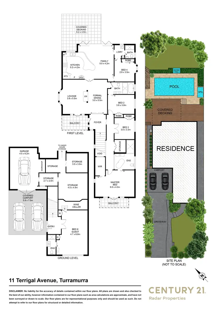 Floorplan of Homely house listing, 11 Terrigal Avenue, Turramurra NSW 2074