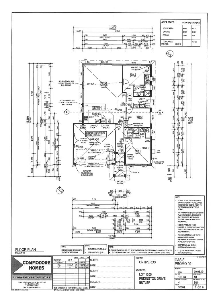 Floorplan of Homely house listing, 42 Redington Drive, Butler WA 6036