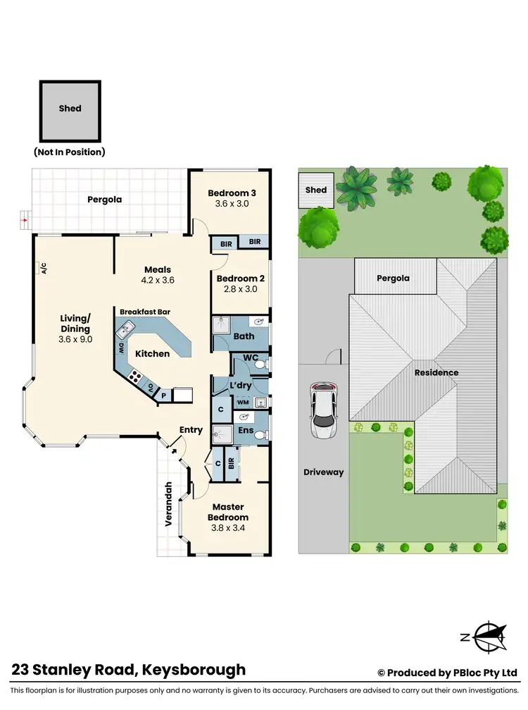 Floorplan of Homely house listing, 23 Stanley Road, Keysborough VIC 3173