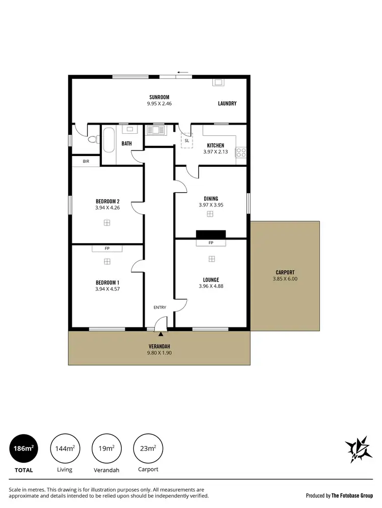 Floorplan of Homely house listing, 1 Maclagan Avenue, Allenby Gardens SA 5009