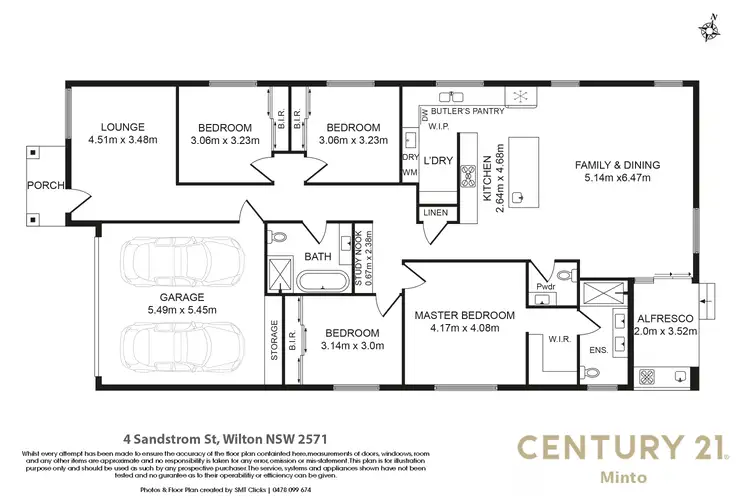 Floorplan of Homely house listing, 4 Sandstrom Street, Wilton NSW 2571
