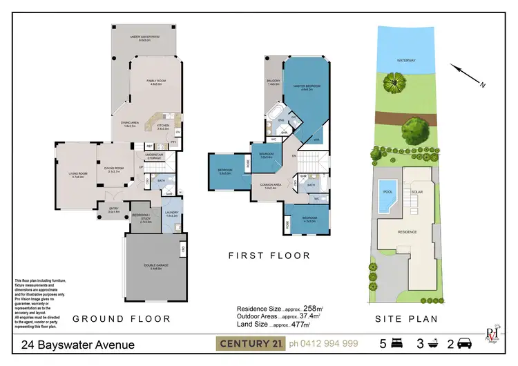 Floorplan of Homely house listing, 24 Bayswater Avenue, Varsity Lakes QLD 4227