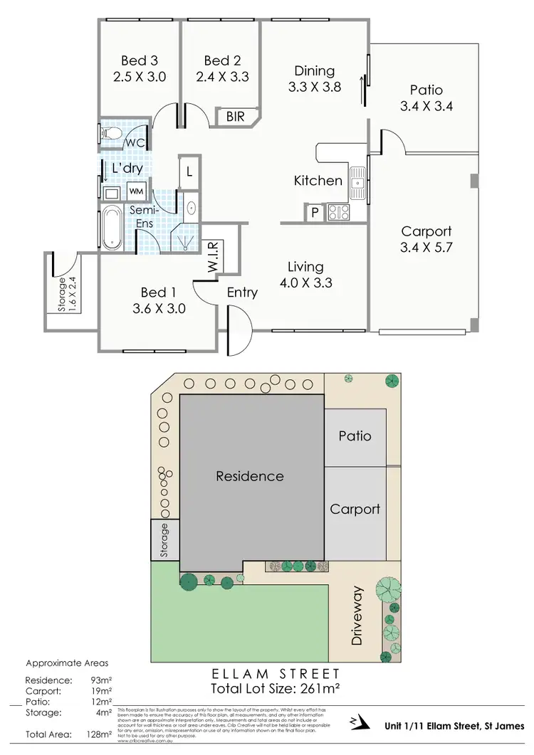 Floorplan of Homely house listing, 1/11 Ellam Street, St James WA 6102