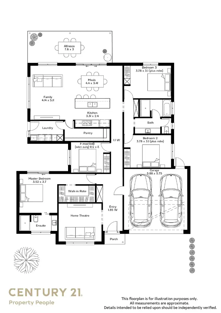 Floorplan of Homely house listing, 18 Madison Avenue, Two Wells SA 5501